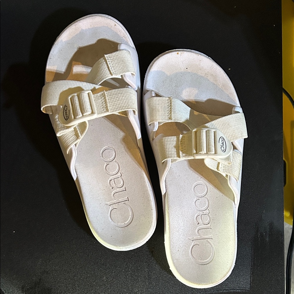 Chaco White Sandals